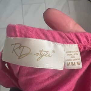 RD style pink dress casual